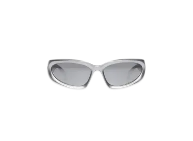 BALENCIAGA Swift Oval Sunglasses "Silver"