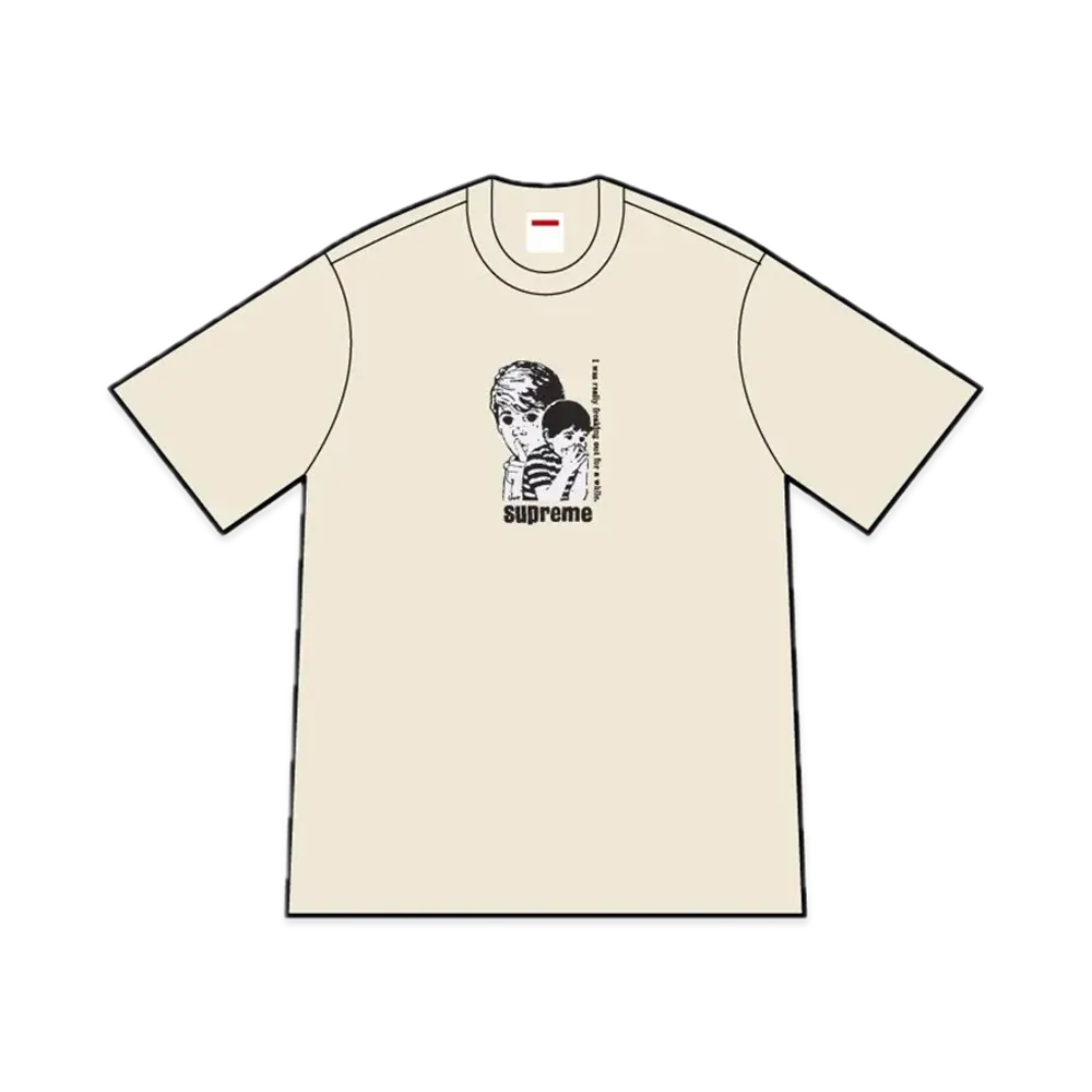 シュプリーム フリーキング アウト Tシャツ "ナチュラル"