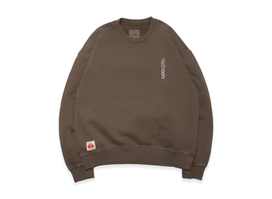 VAULTROOM Vertical Logo Dyed Crewneck "Brown"