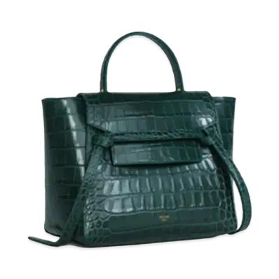CELINE Micro Belt bag in Crocodile Embossed Calfskin "AMAZONE"