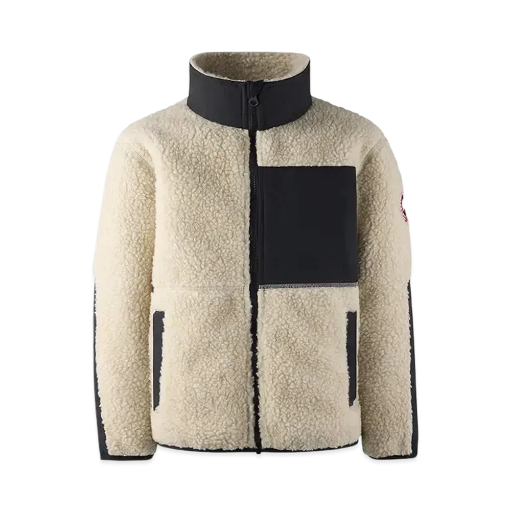CANADA GOOSE Youth Simcoe Fleece Jacket "LightTan"