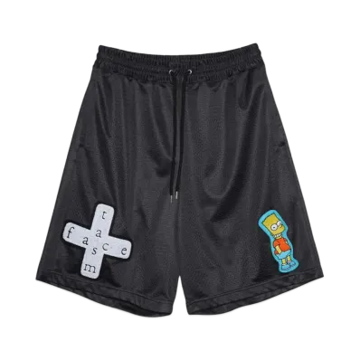 FACETASM The Simpsons/FACETASM MESH SHORTS "BLACK"