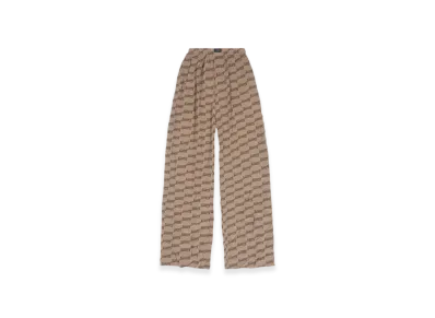 BALENCIAGA Women's BB Monogram Pyjama Pants "Beige"