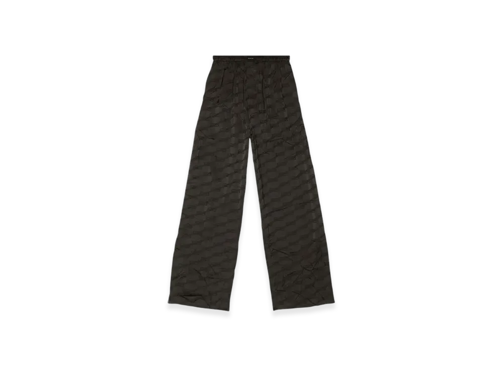 BALENCIAGA Women's BB Monogram Pyjama Pants "Black"