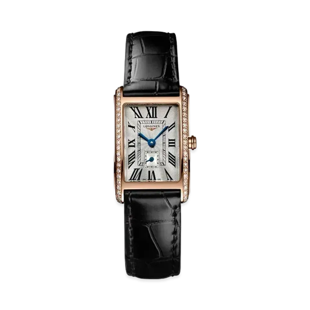 Longines Dolcevita 20.50 x 32.00 mm "Silver Franke/Yellow Gold/Black" L5.255.7.71.0
