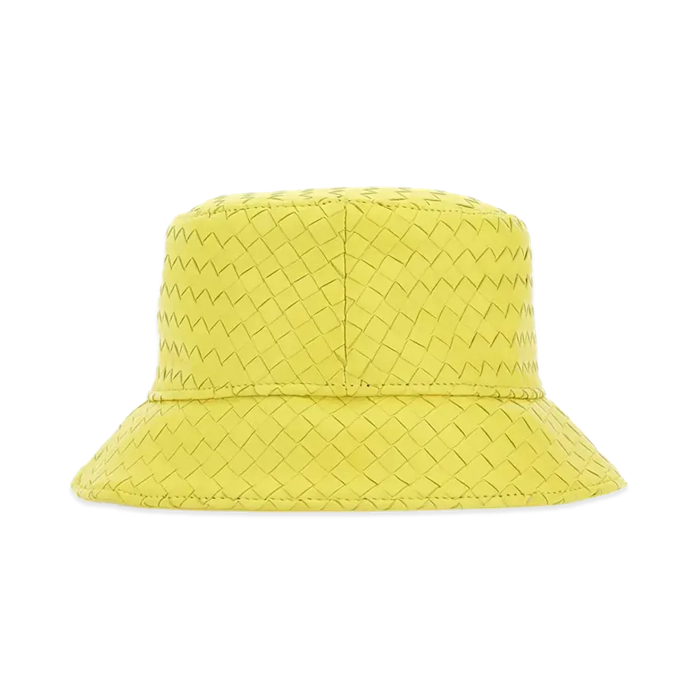 Bottega Veneta Women's Nappa Leather Hat "Yellow"