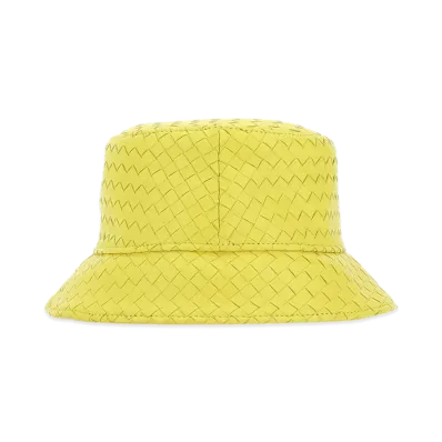 Bottega Veneta Women's Nappa Leather Hat "Yellow"