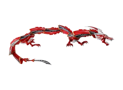 BANDAI "S.H.Figuarts" -MASKED RIDER RYUKI- Dragreder & Kamen Rider Ryuki Option Parts Set