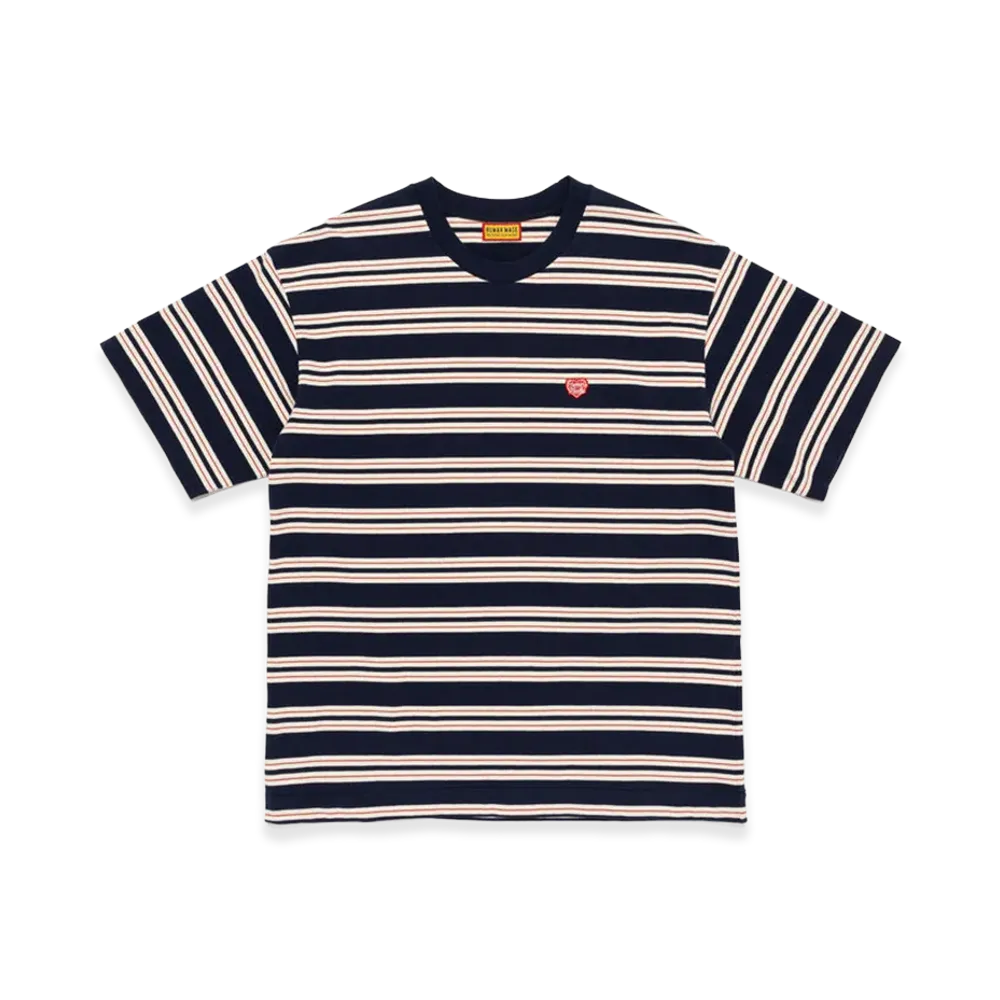 HUMAN MADE Striped T-Shirt "Navy"