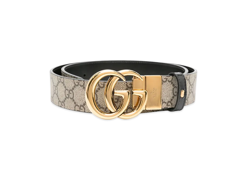 GUCCI Women's 'GG Supreme’ Reversible Belt "Printed"