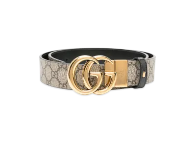 GUCCI Women's 'GG Supreme’ Reversible Belt "Printed"