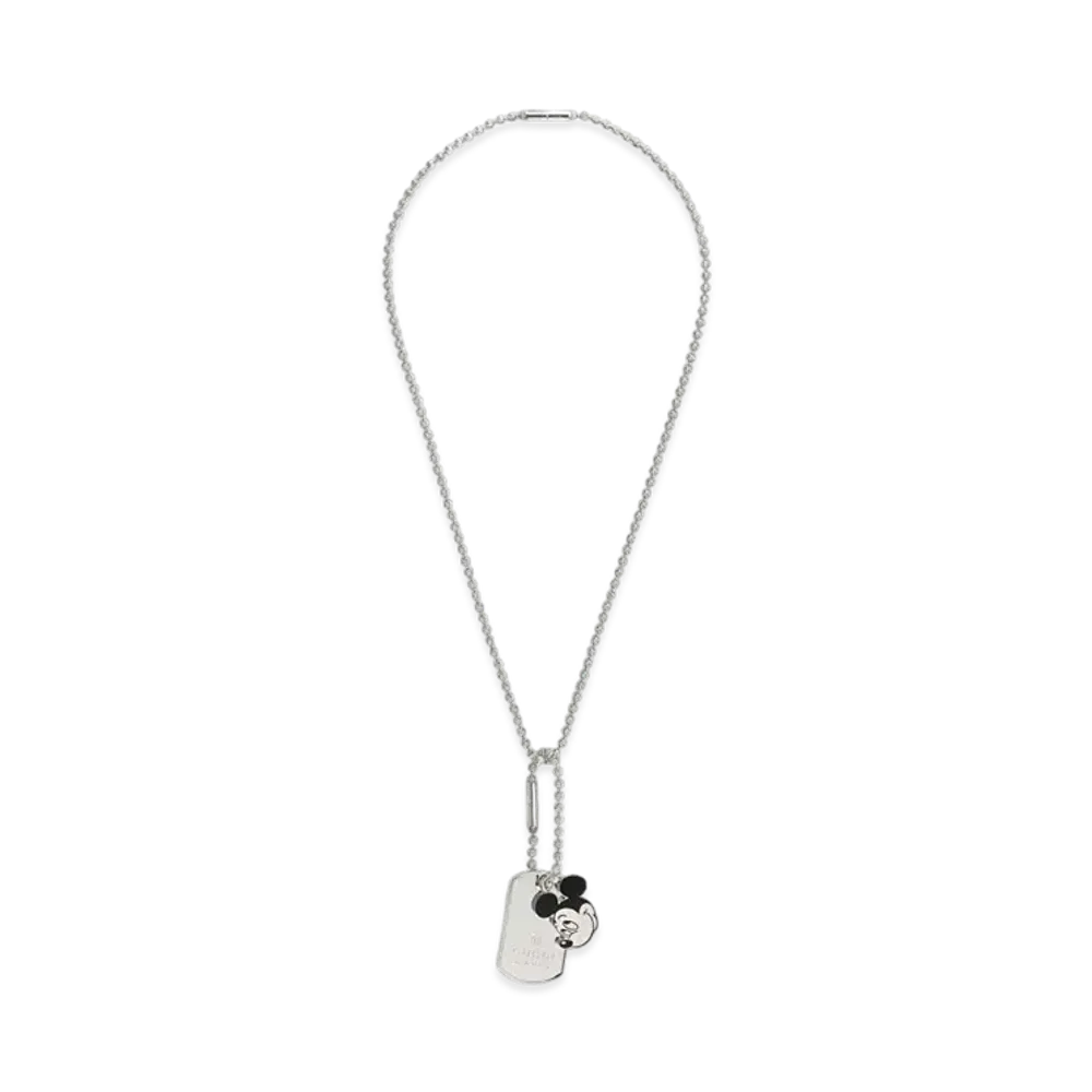 GUCCI x Disney Mickey Mouse Necklace "Silver"