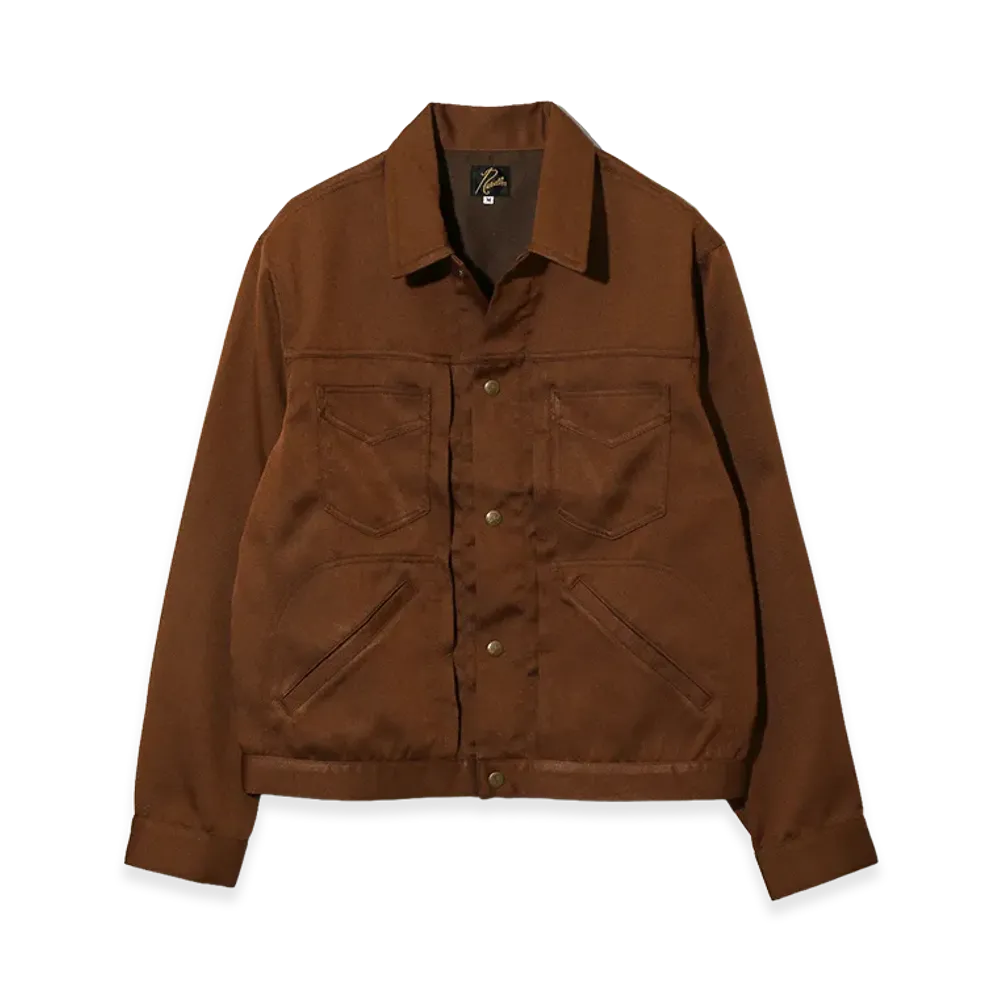 NEEDLES Penny Jean Jacket - Poly Twill "Brown"