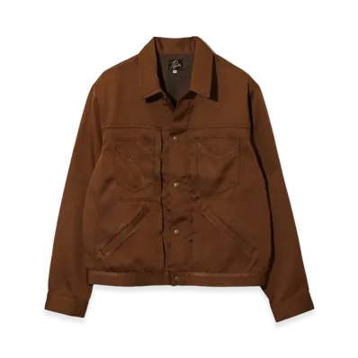 NEEDLES Penny Jean Jacket - Poly Twill "Brown"