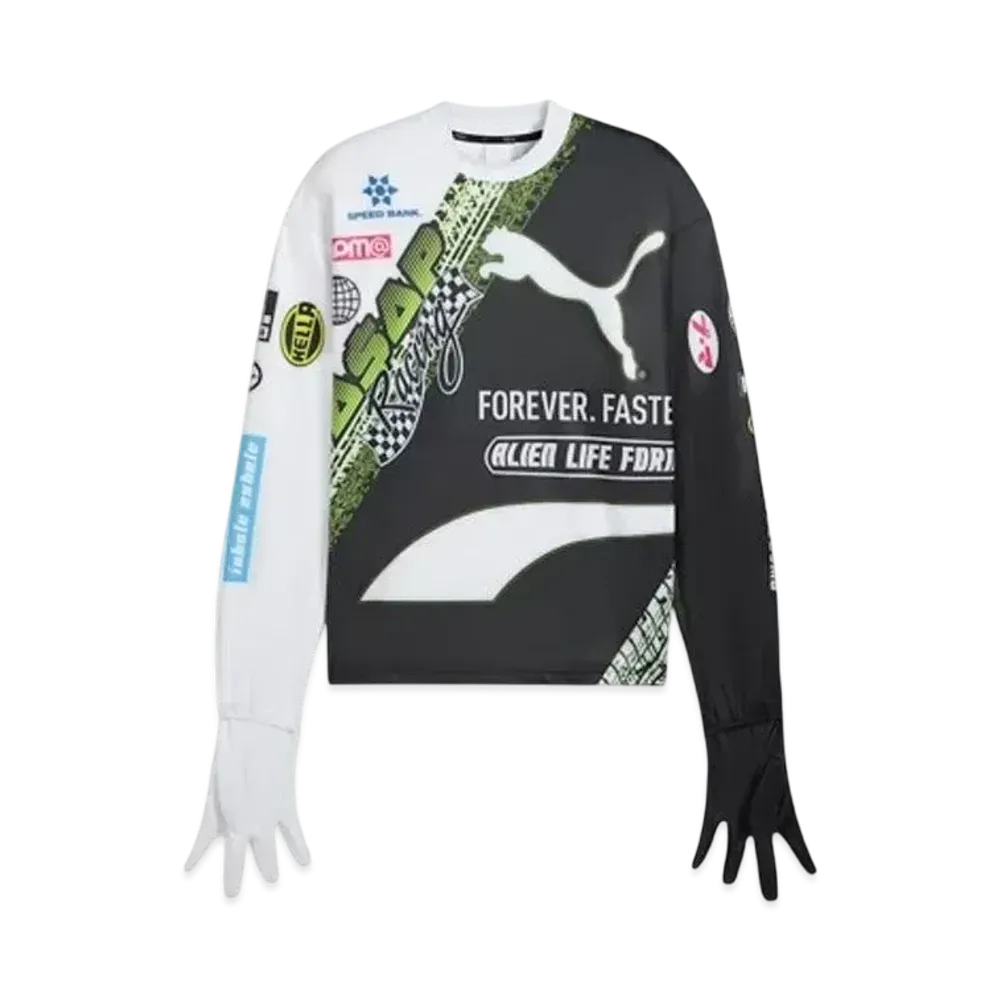 PUMA x A$AP ROCKY Men's Tire Glove Long Sleeve T-Shirt "Puma White"