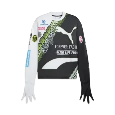 PUMA x A$AP ROCKY Men's Tire Glove Long Sleeve T-Shirt "Puma White"