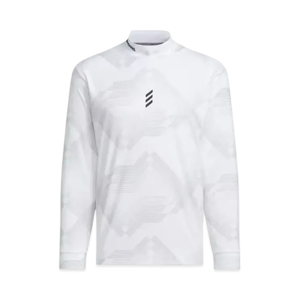 adidas Code Chaos Mock Neck Long Sleeve Shirt "White"