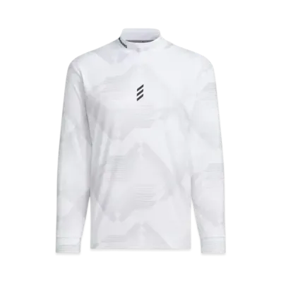 adidas Code Chaos Mock Neck Long Sleeve Shirt "White"