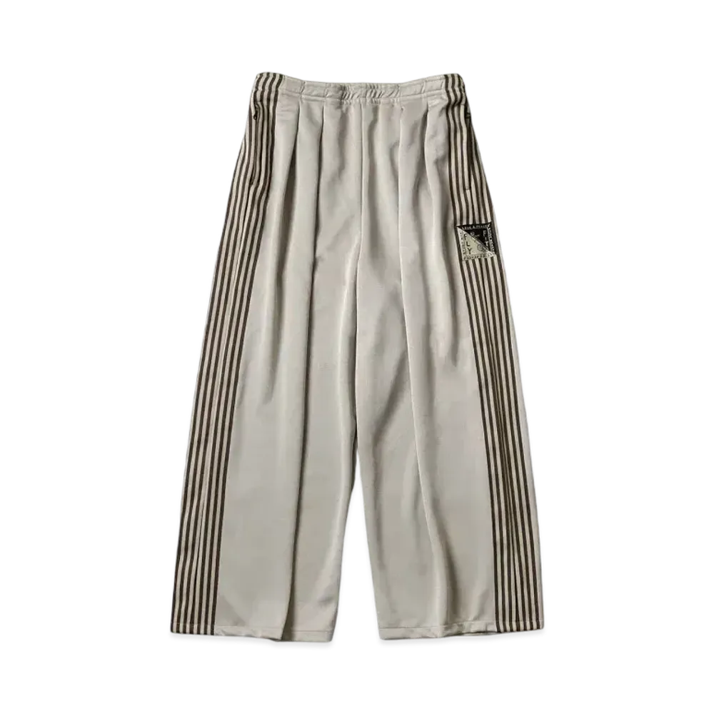 KAPITAL Smooth Jersey Stunt Man Woman Super Buggy Track Pants "Beige"