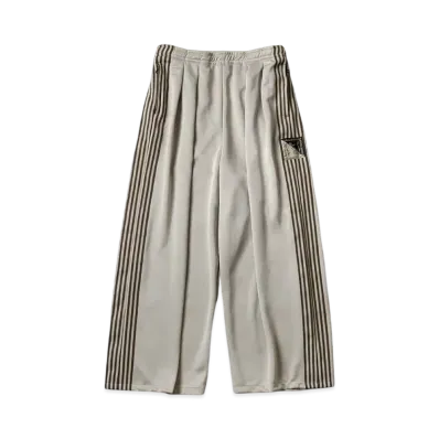 KAPITAL Smooth Jersey Stunt Man Woman Super Buggy Track Pants "Beige"