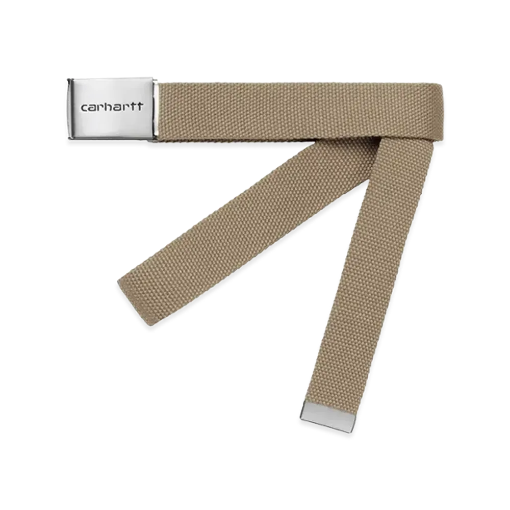 Carhartt WIP Clip Belt Chrome "Leather"