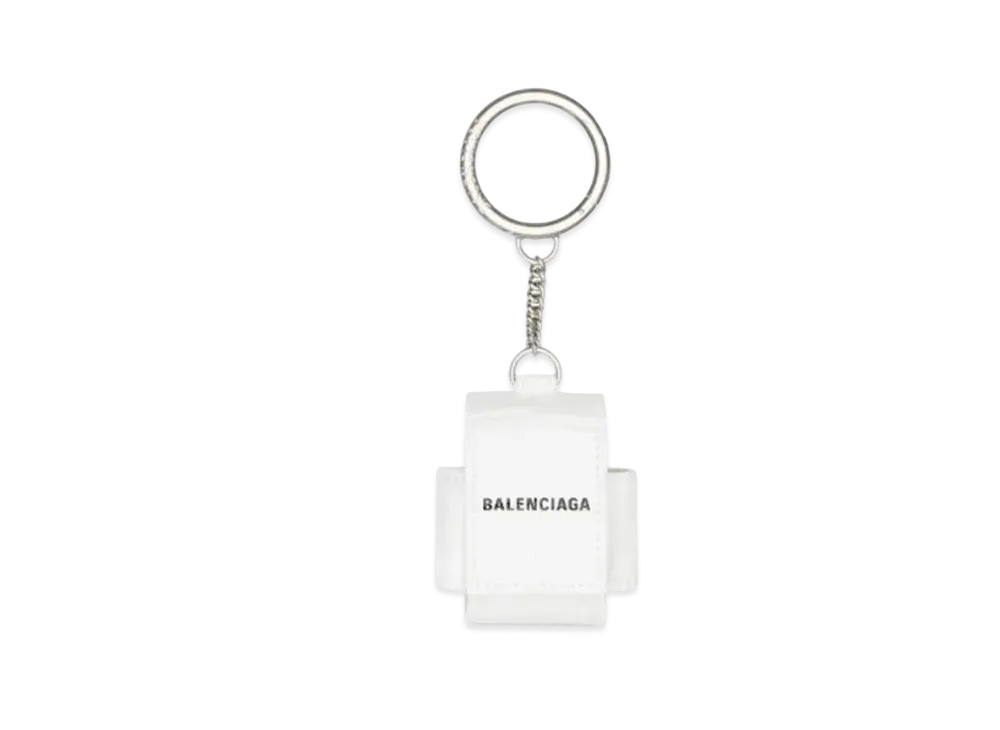 BALENCIAGA Cash Earpods Holder "White"