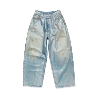 Acne Studios Super Baggy Fit Jeans - 2023 "Mid Blue"