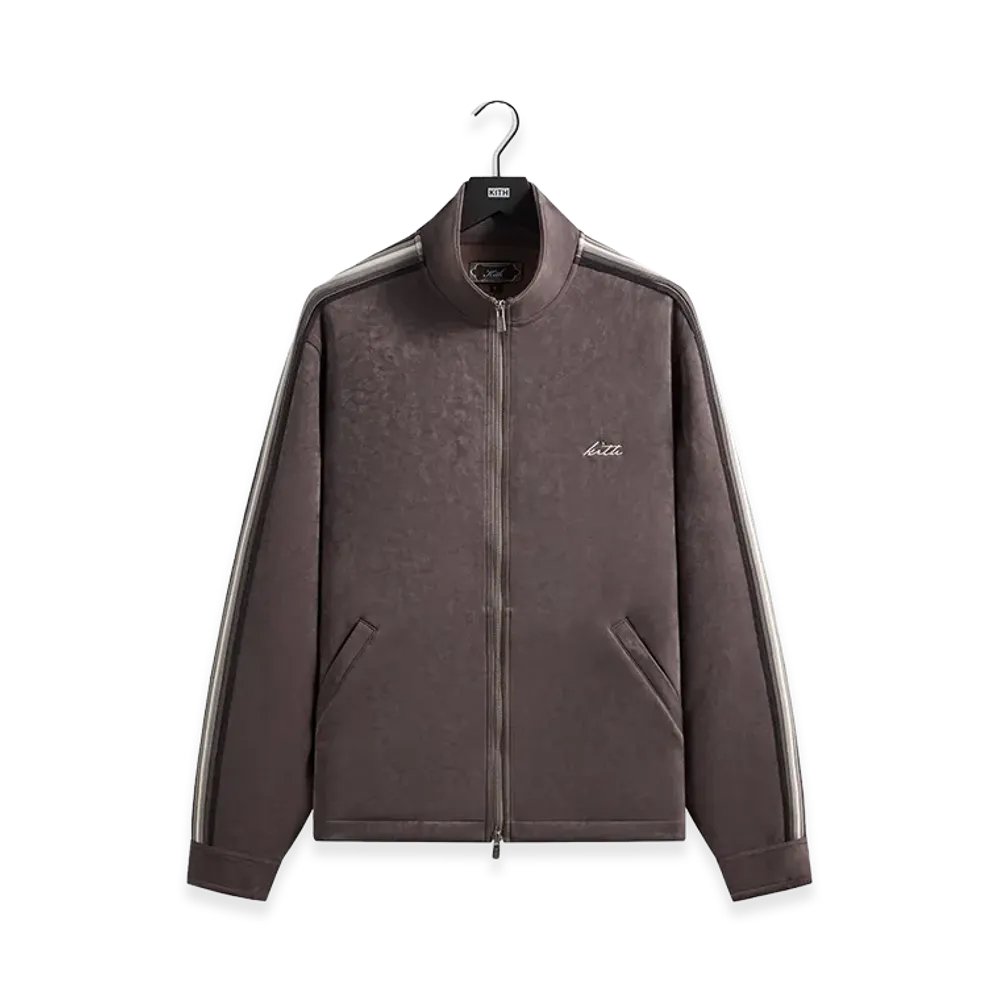Kith Sueded Scuba Connor Track Jacket "Thunder"