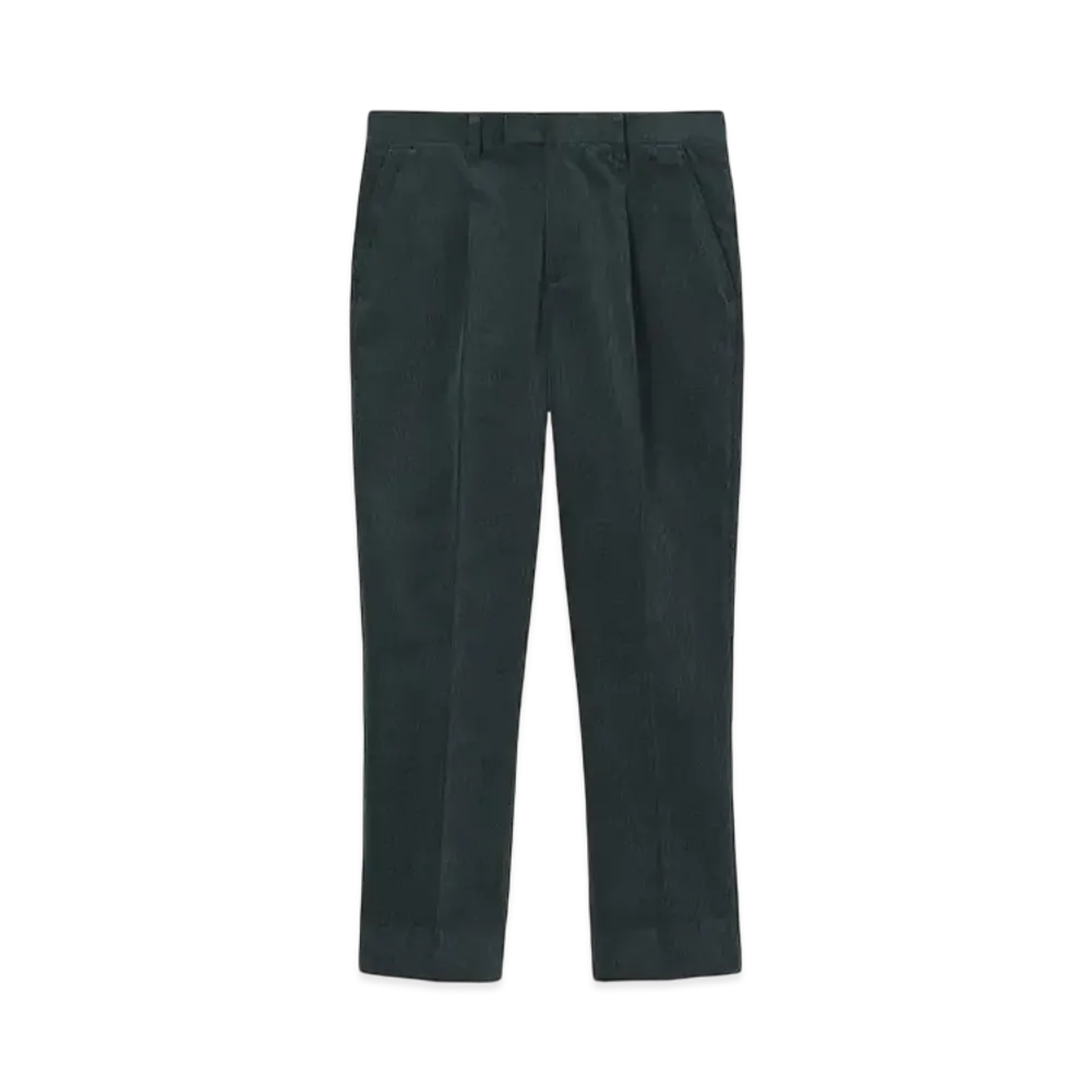 Paul Smith Cotton Corduroy Wide Trousers "Gray"