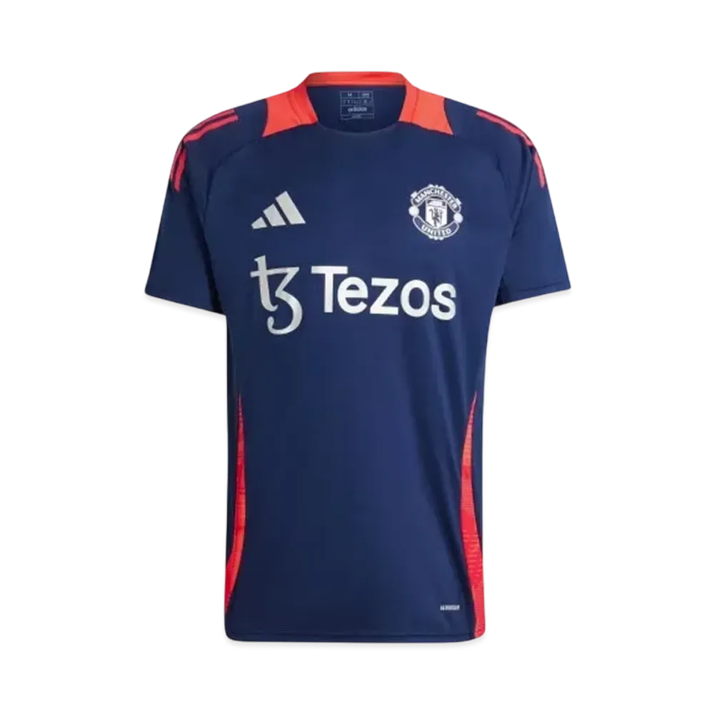 adidas Manchester United Tiro 24 Training Jersey "Night Indigo/Bright Red"