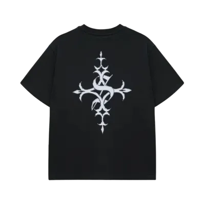 SUPPLIER Metal Cross Tee "Silver"