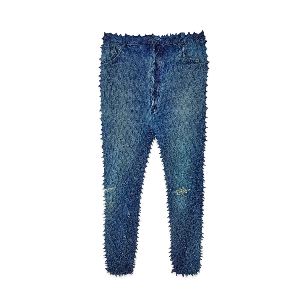 doublet Shibori Denim Pants "Indigo Blue"