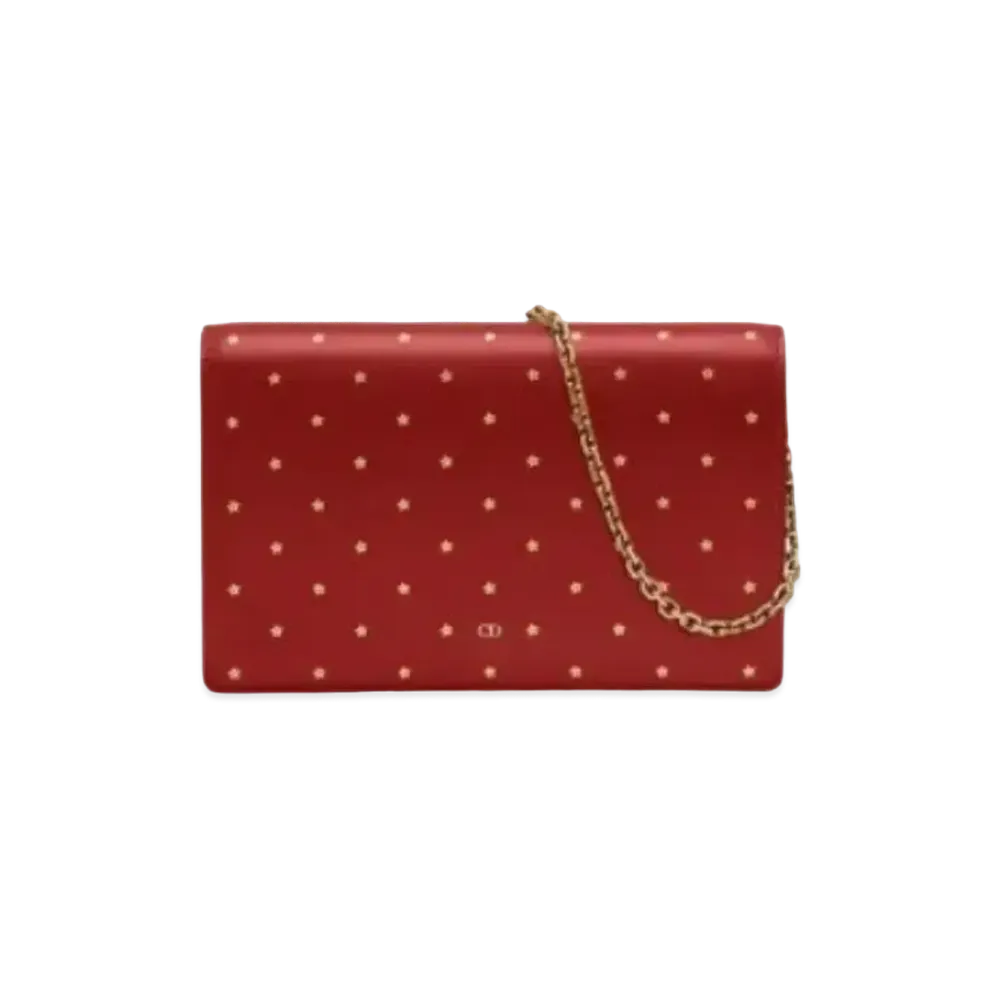 Dior Curfskin Wallet "Red"