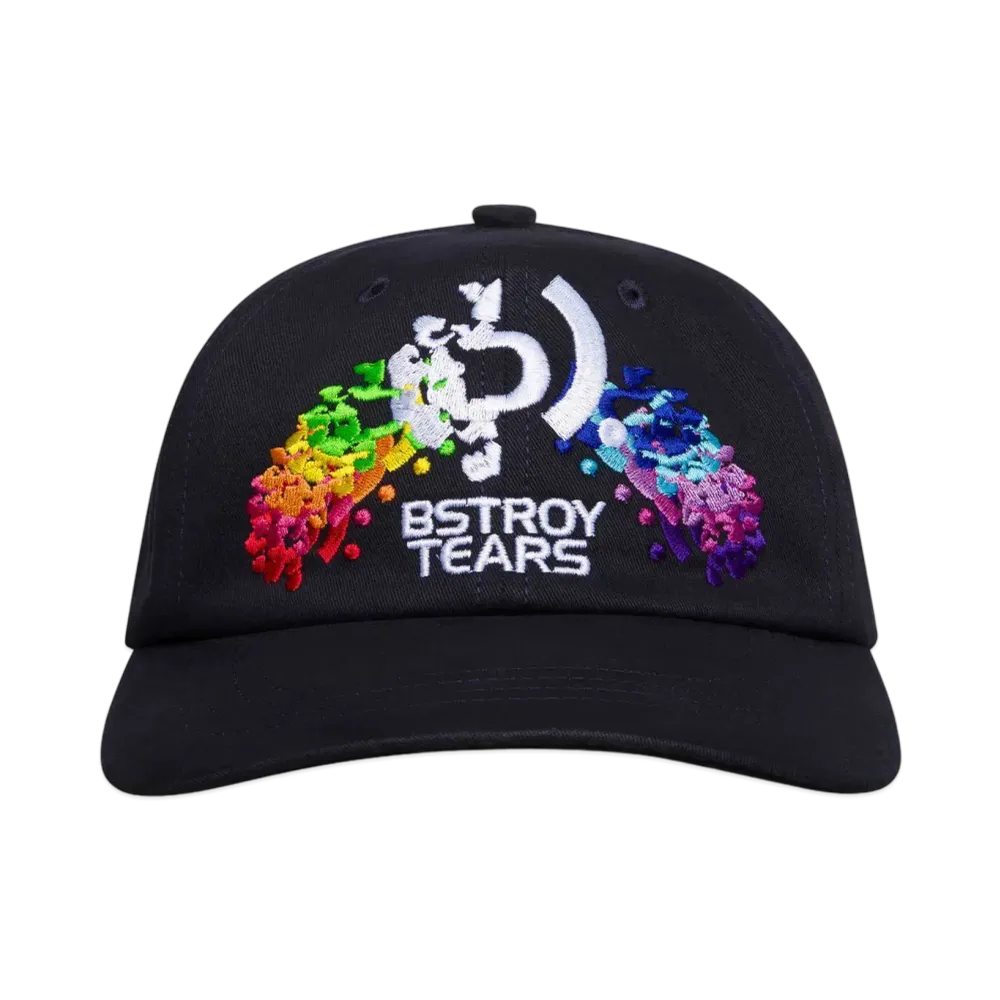 DENIM TEARS x Bstroy Tears Rainbow Wreath Hat "Navy"