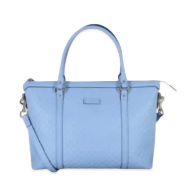 GUCCI Micro Guccisima Tote Bag "Convertible Blue"
