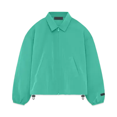 FEAR OF GOD ESSENTIALS Women's Shell Bomber "Mint Leaf"
