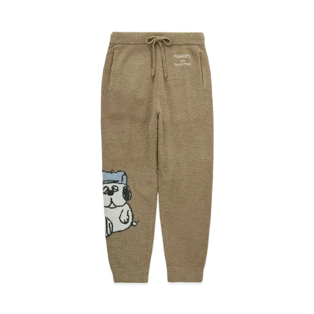GELATO PIQUE x PEANUTS Homme Olaf Jacquard Long Pants "Camel"