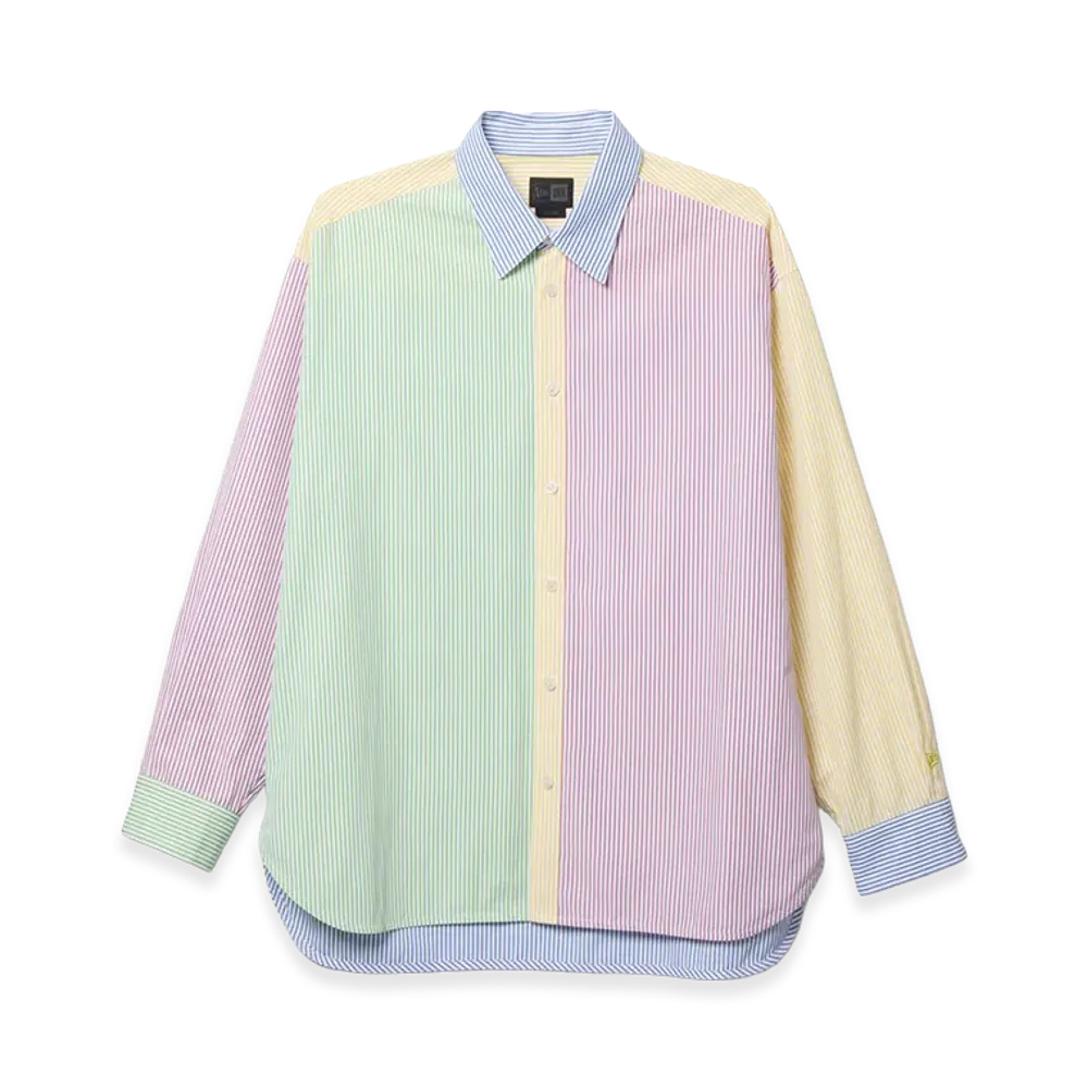 NEW ERA Long Sleeve Crazy Pattern Shirt Black Label SS26 "Yellow"
