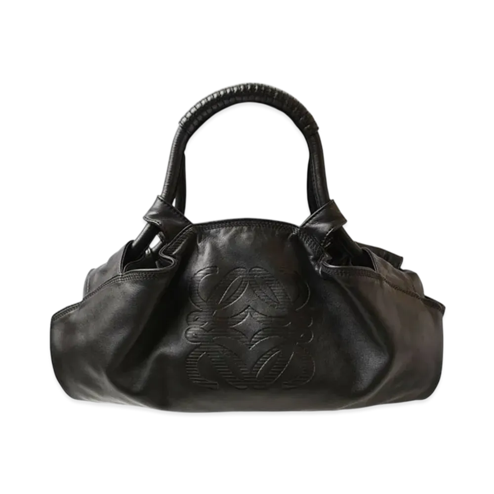 LOEWE Nappa Aire Anagram Hand Bag "Black"