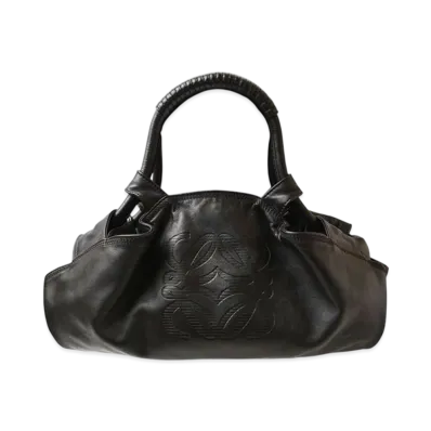 LOEWE Nappa Aire Anagram Hand Bag "Black"