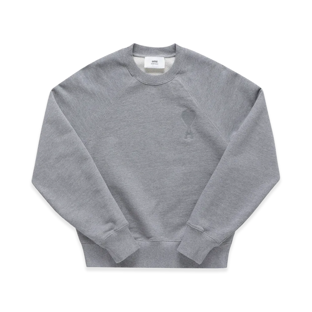AMI PARIS AMI DE COEUR Sweatshirt "Gray"