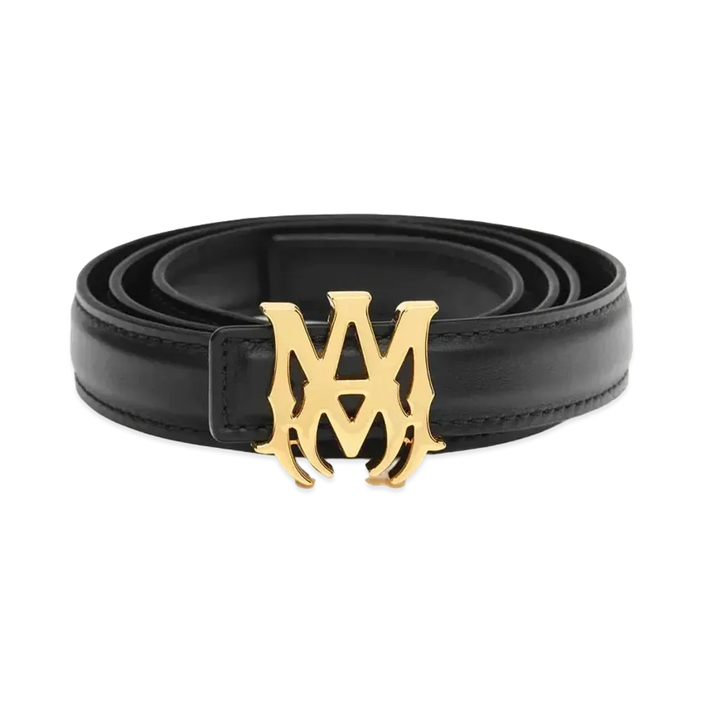 AMIRI Ma 2 Cm Belt "Gold"