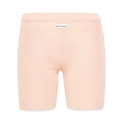 MIU MIU Women's Nylon Shorts "Apricot"
