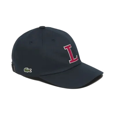 LACOSTE Cotton Twill L Logo Cap "Navy"