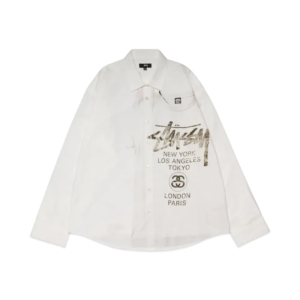 Stussy WORLD TOUR SHIRT "White"