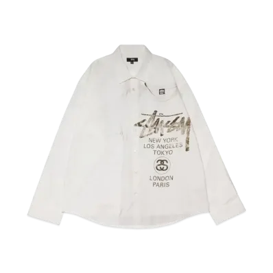 Stussy WORLD TOUR SHIRT "White"