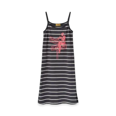 HYSTERIC GLAMOUR Women's HG Intersection Dress "Charcoal Gray"