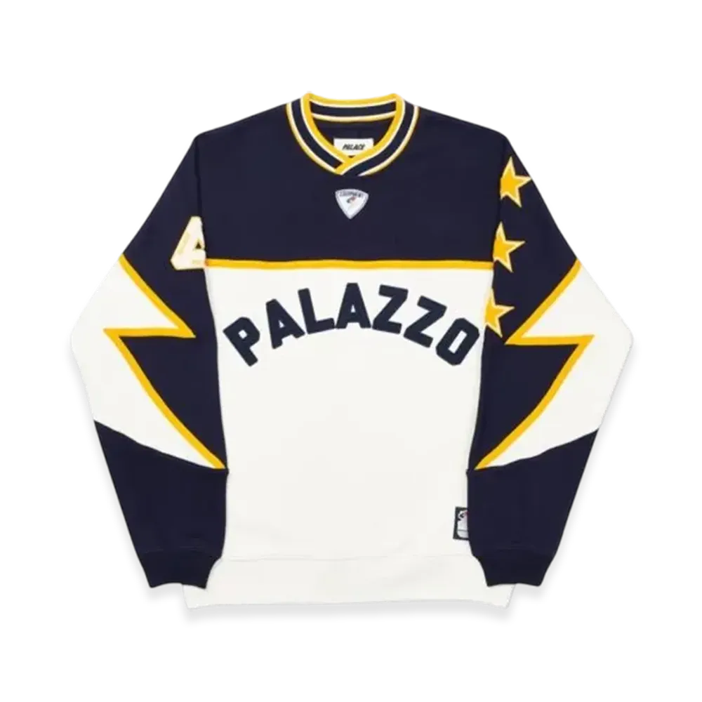 PALACE Palazzo Crew "Navy White"