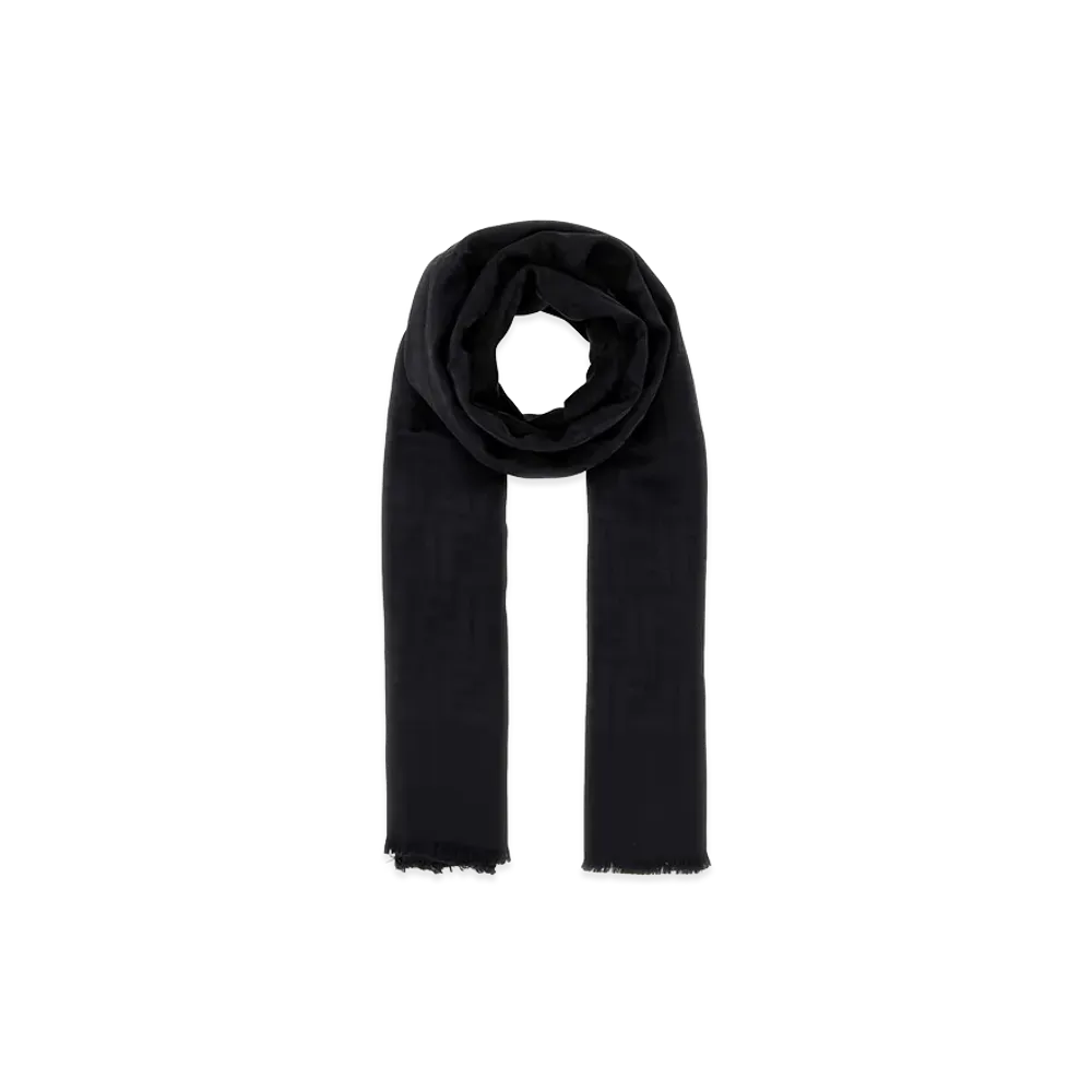 FENDI Women's Silk Scarf "Black"
