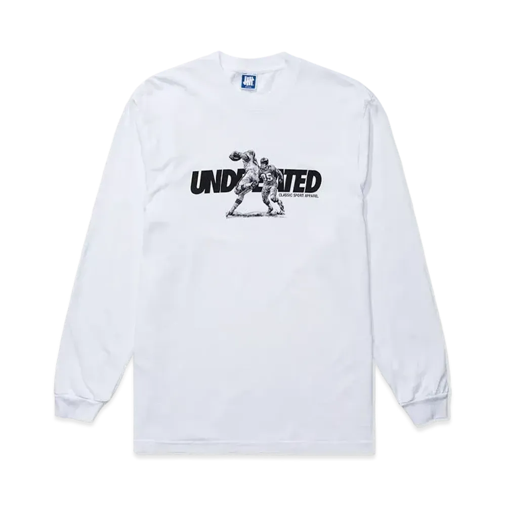UNDEFEATED RIGER TACKLE L/S TEE - 80269 "Gray"